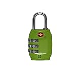 JustロックAuthorized TSA Approvedメタル材質セキュリティ3コンビネーション旅行スーツケース荷物バッグコードロック南京錠 2.34 * 1.2 * 0.55 inches グリ