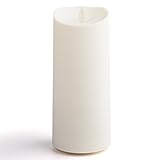 Luminara 9 " TallアウトドアFlameless Candle withソフトTouchコーティング