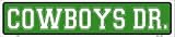 Cowboys DrメタルノベルティStreet Sign st-387