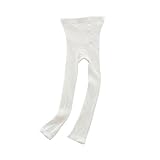 幼児の女の子白いタイトな中空メッシュフットレスタイツ4-6 歳