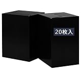 20枚セット サニタリーボックス 使い捨て ゴミ箱 トイレ エチケットボックス ごみ箱 使い捨て 見えない 臭わない おしゃれ 車内 車用品 便利グッズ 紙製 来客 (ブラック)