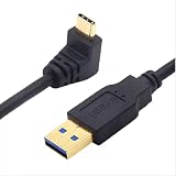 KKM-ラブショーUSB Type C 3.2方向変換 ケーブル, 0.25m 0.5m 1.0m 1.5m 1.8mUSB-A オスto USB-C オス 90度 L字型角度変換 ケーブル高耐久 超急速充電 56Kレジスタ実装 新しいMacBook/Nintendo Switch/Type-C機器対応 (上下L0.5m)