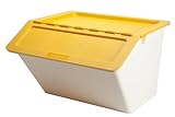 「スタックストー」 収納ボックス pelican wide (ペリカン ワイド) イエロー 30.4L