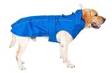 MAMORE 犬 レインコート カッパ 雨具 防雨犬服 ジャケット ドッグ雨合羽 ポンチョ 防水 撥水 防風 着脱簡単 通気 軽量 快適 防塵 耐水 梅雨対策 夏秋春 小型犬 中型犬 大型犬 超大型犬 散歩 反射材 (2XL, ブルー)
