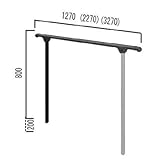 高級アルミフェンス ヴァレンソールII TYPE-1 800mm以下 ベースプレート型