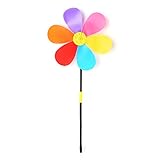 Biuuu 2個/バッグ風車のおもちゃ子供子供庭装飾カラフルな屋外スピナー