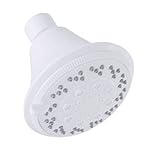 Ldr 520 – 3345 WT 3つ機能固定シャワーヘッド、ホワイト自然ミスト