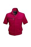 BURTLE バートル  半袖ジャケット 春夏用 7092 86 レッド SS