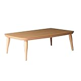 RENOVA レノバ 国産 ローテーブル120 長方形 ナチュラル ナラ材 楢 北欧 オシャレな脚 座卓 センターテーブル 和モダン ナチュラルテイストコタツ デザイン 和室 洋室 高級 リビングテーブル 日本製 こたつ 高さ38cm