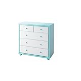 アルファタカバ ベビータンスシリーズ ホイップ 90cm4段 (パステルブルー)