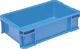 DICプラスチック DA型コンテナ ボックス型 外寸:W450×D276×H124.5 黄
