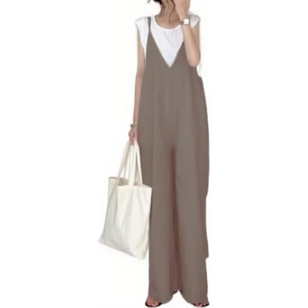 Amazon | [グンゼ] 肩紐取り外し可能 2way ワイドパンツ