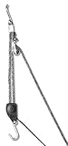 Carolina North Hang 'em High Hand Chain Hoist, Hook Mount, 250 lbs Capacity, Lift, Headroom [並行輸入品]