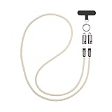 AsiaResource【6ヶ月間保証付き】 Type-C to C 2WAYストラップ充電ケーブル USBケーブル 1.2m (ベージュ) cコード 60W PD急速充電 金属コネクタ 高耐久ナイロン USB2.0 480Mbps