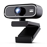 Biligo webカメラ 2K ウェブカメラ 自動フォーカス 100°視野角 ノイズキャンセリングマイク付きpcカメラ プラグ&プレイ プライバシーカバー ビデオ会議/オンライン授業/ライブ配信用