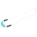 B Blesiya 赤ちゃん シリコーン 看護 歯ブラシ 咀嚼可能 歯のネックレス 玩具 1本 全3色 - 緑