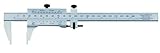 Starrett 123EM-6 Vernier Caliper, Steel, Nib Style Jaw, 0-6 Range, +/-0.0005 Accuracy, 0.001 Resolut