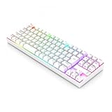 レッドラゴン REDRAGON テンキーレス銀軸メカニカルRGBゲーミングキーボード 日本語配列 ホワイト K552W-RGB-JPTI