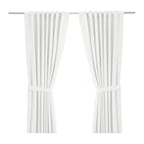 IKEA ritrva Curtains with Tie Backs 1ペアホワイト57 cm x 98 " 401.119.92