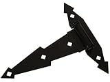 The Hillman Group 851659 8-Inch Ornamental T-Hinge, Black Finish The Hillman Group [並行輸入品]