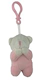Clip On Prayer Bear Recites Angel De La Guarda - Pink Small 4 Inch [並行輸入品]