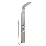 VIGO Stainless Steel Shower Panel with Rain Head Massage System