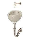 LIXIL(リクシル) INAX 手洗器 オーバーカウンター式・壁付式 オフホワイト L-92/BN8
