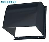 三菱電機　換気扇　標準換気扇用システム部材　P-20CVS4-BK　ウェザーカバー　ステンレス製　カラー：ブラック