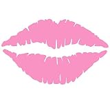 Kiss Wall Decal Sticker - Kissing Lips Decoration Mural - Decal Stickers and Mural for Kids Boys Gir
