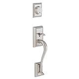 Schlage F58 ADD 619 Addison Exterior Handleset with Deadbolt, Satin Nickel (Exterior Half Only) [並行輸