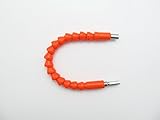 電子ドリル用フレキシブルシャフトエクステンションスクリュードライバドリルビットホルダ (オレンジ)