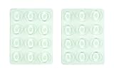 Myヘルパーmh9007クリアself-stickプラスチックバンパー24piece、