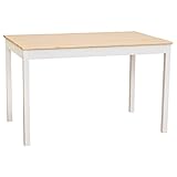 タマリビング ダイニングテーブル ポップル 幅118 ナチュラル/ホワイト 50003236