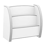 【地球家具】えほんたて ショート幅50.7cm奥行き22cm高さ45cm ホワイト［完成品]【知育家具EVAキッズシリーズ】】PS-50SW_s[絵本ラック]