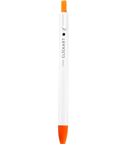 Amazon.co.jp: ゼブラ 水性ペン クリッカート 赤 WYSS22-R : 文房具
