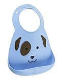 Make My Day Silicone Baby Bib (Dog) by Make My Day