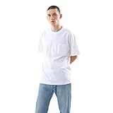 Tシャツ 半袖 丸首 綿100% 丸胴仕様 タグレス仕様 ビーフィポケットTシャツ ビーフィー H5190-010-S