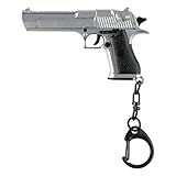[WoSporT] Desert Eagleキーチェーン 1/4スケール モデルガン シルバー