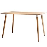 EDIFICE ダイニングテーブル（120×80cm）ナチュラル　　　　　　 　　　　【イームズチェアに相性抜群】【イームズテイスト】【ダイニングテーブル】【dining table】【通販】【デスク】【机】【カフェテーブル】【木製】【セブ