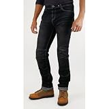 [KOMINE] バイク用 パンツ KVジーンズ WJ-742R 1159 春夏秋向け プロテクター CE規格レベル2 ストレッチ素材 07-742 Black M