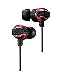 JVC HA-FX33X-RB XXシリーズ イヤホン カナル型 レッド&ブラック