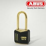ABUS 真鍮 南京錠 T84MB 15Lサイズ キー3本付属 ABUS社製の真鍮南京錠カバー付きモデル ポスト 下駄箱 ロッカー カバン おすすめ アバス T84MB/15L
