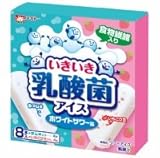 メイトー いきいき乳酸菌アイス 40ml×8本（ラムネ入り4本、いちごグミ入り4本）×8箱