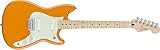 Fender エレキギター Duo-Sonic, Maple Fingerboard, Capri Orange