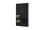 Moleskine Ltd. Edition Notebook, James Bond, Titles, Large, Ruled, Hard Cover (5 x 8.25)