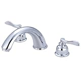 Kingston Brass KB8361NFL NuWave French Roman Tub Filler, Polished Chrome [並行輸入品]