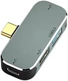 [BOEN] USB C アダプタ Type C ハブ-USB 3.0 x 1、USB 2.0 x 1タイプ C、4-in-1 ・Lenovo・Surface・ThinkPad・HP・DELL・ASUS・ThinkPad・ChromeBook・USB C デバイス対応 テレワーク リモート 在宅勤務 (Type C ポート充電不可)