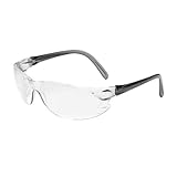 Shark Hunter 250-6400-000 Rimless Safety Glasses with Smoke Temple, Clear Lens and Anti-Scratch Coat