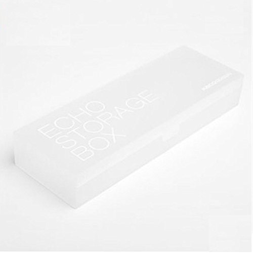 Mt On Do 透明 つや消しプラスチック ペンケース 筆箱 筆入れ 文房具 収納 オフィス ビジネス シンプル 学生 パステル 6 カラー ホワイト 文具百貨