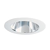 Juno Lighting 447PT-SC 4-Inch Adjustable Cone Recessed Trim, Pewter Alzak with Satin Chrome Trim [並行